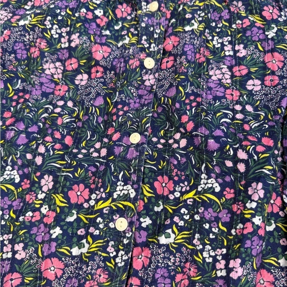 J.Crew Crewcuts girls long sleeve floral top size 8